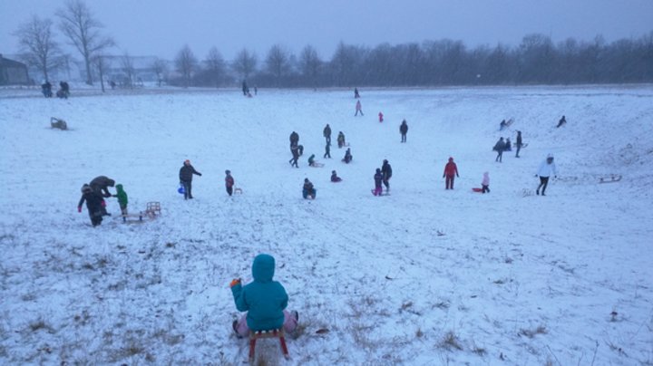 Endlich mal wieder ein bisschen Schnee