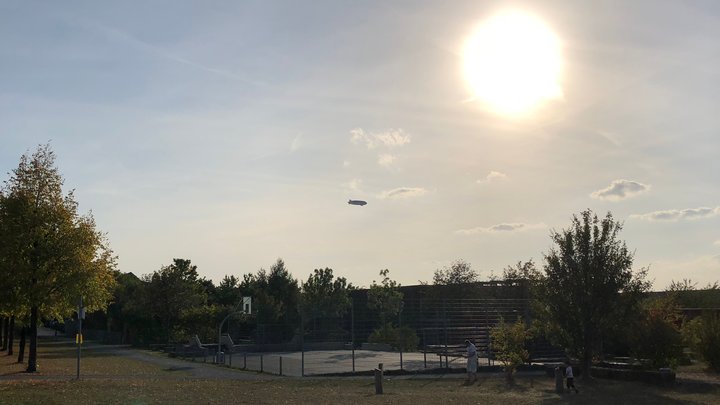 Zeppelin über Hannover