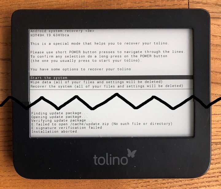 Tolino Shine 3 - Update 13.2.1