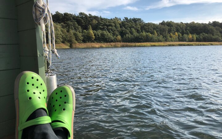 Relaxen auf dem großen Storkower See